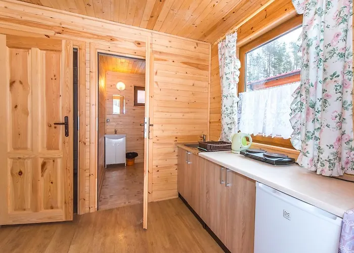 بيت خشبي Kempingowe Krzysztof ليبا